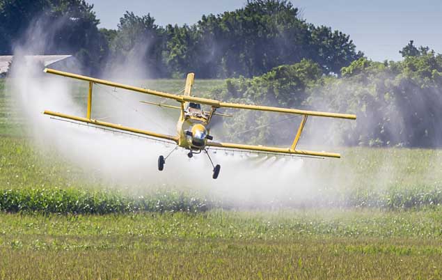 aerial spray